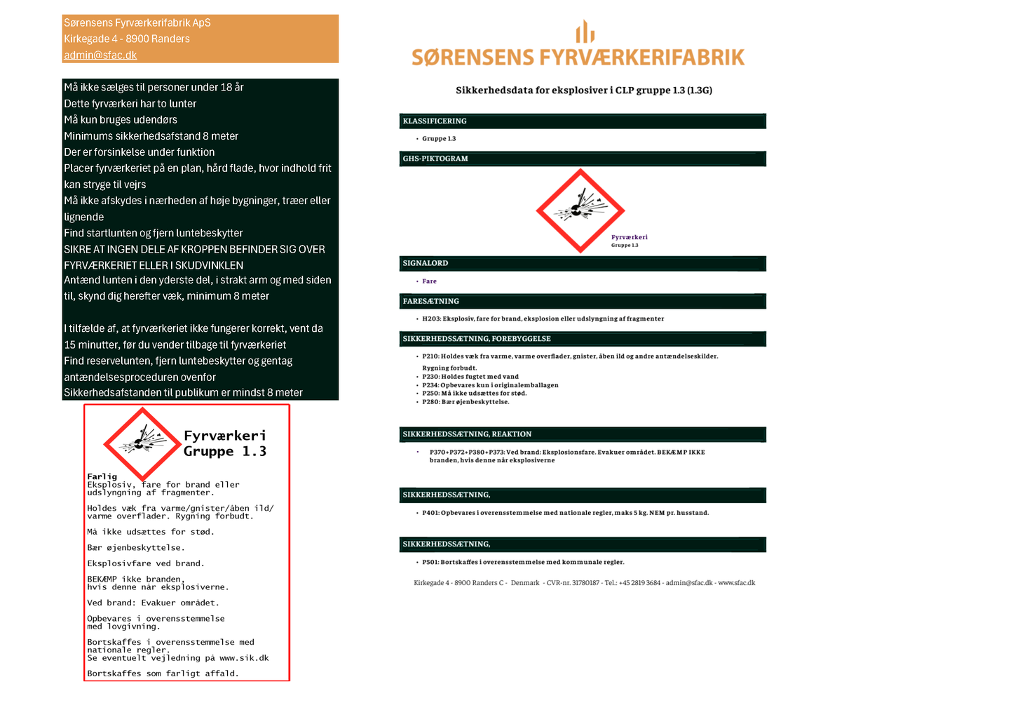 SFAC Extreme vejledende pris 1.499,-