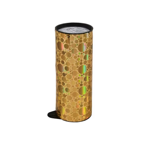 Bordbombe 10 cm - guld - 2x3 stk.